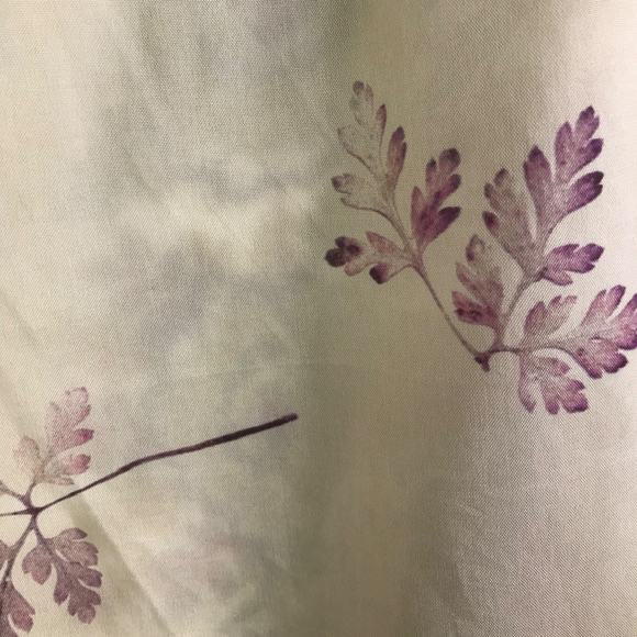 Johnny Was Biya Tunic Top Womens S Cream Embroidered Floral Long Sleeve V-Neck - Picture 12 of 14